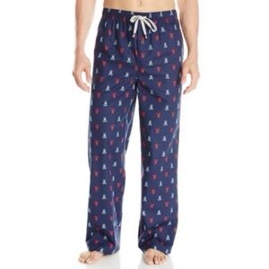 Psycho Bunny Pajama Bottoms Size Medium Lounge Sleepwear Bunny Print Cotton